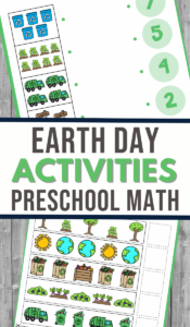 Earth Day Preschool Math Worksheets - 3 Boys and a Dog
