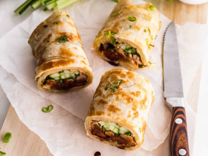 Image for Five-Spice Turkey Green Onion Pancake Rolls