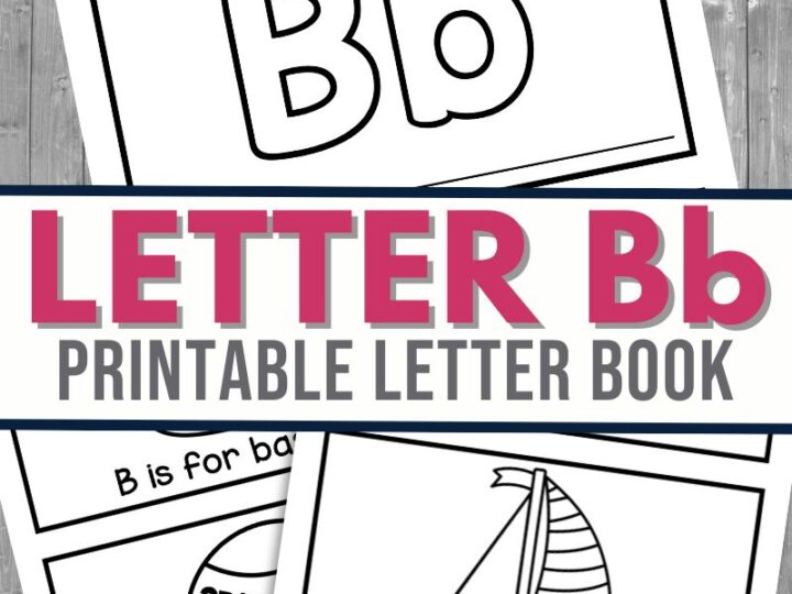 Image for Printable Letter B Book