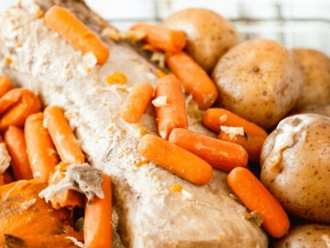 Image for Easy CrockPot Pork Roast Dinner with only 5 ingredients!