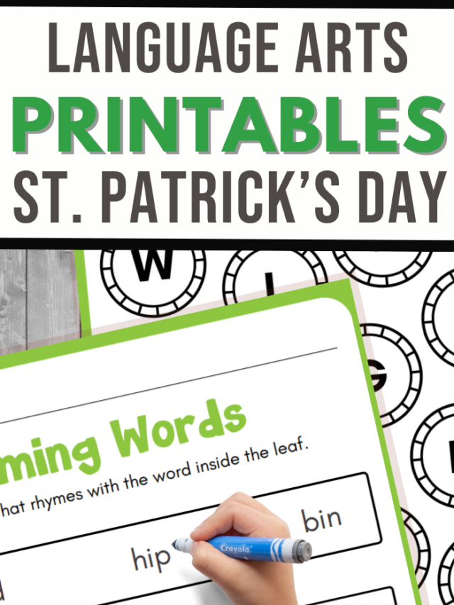 St. Patrick’s Day Language Arts Worksheets