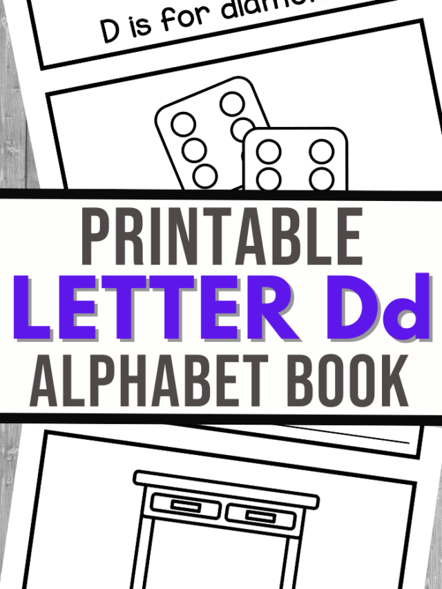 Printable Letter D Book