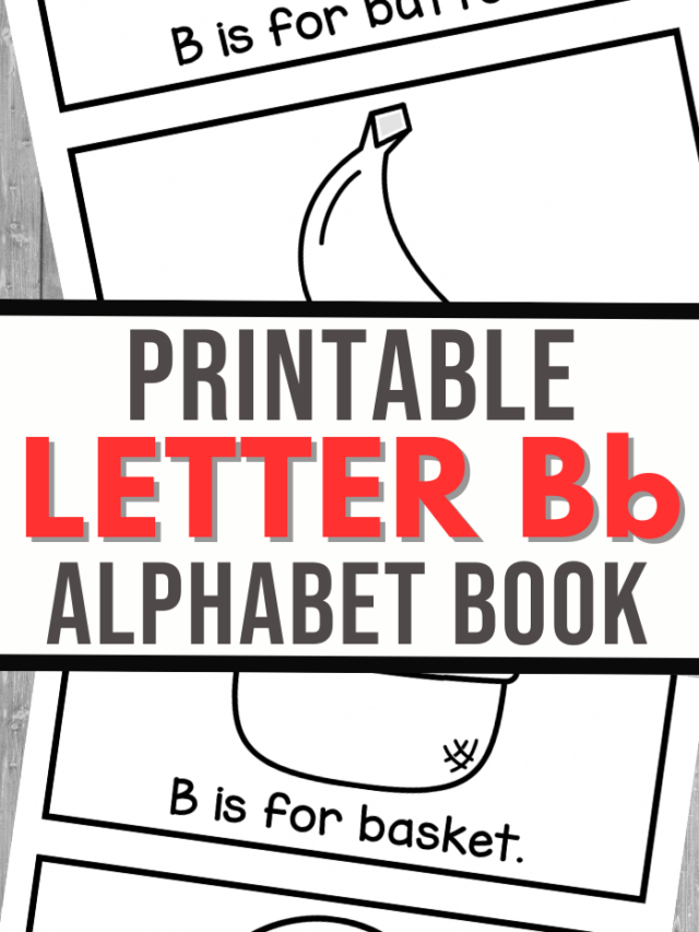Printable Letter B Book
