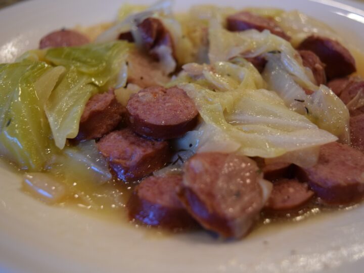 Image for Instant Pot Cabbage and Sausage 