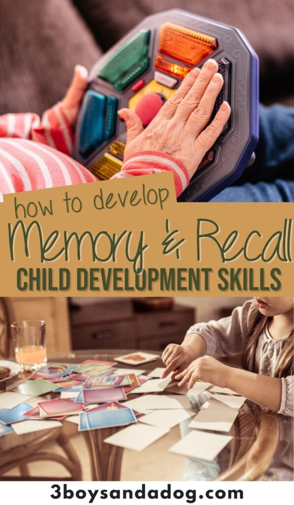 Teaching Memory and Recall Skills - 3 Boys and a Dog