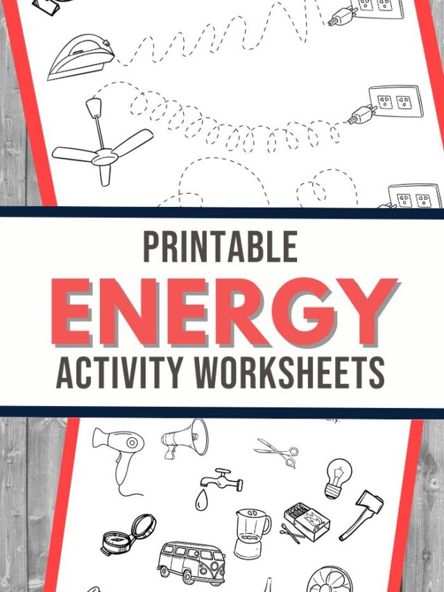 Forms of Energy Printable Worksheets - 3 Boys and a Dog