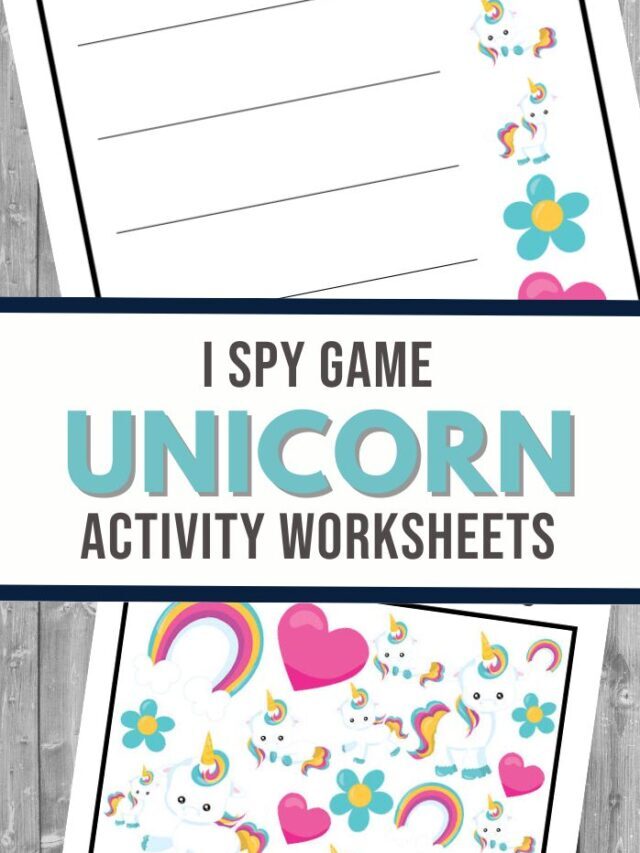 Unicorn I Spy Printables