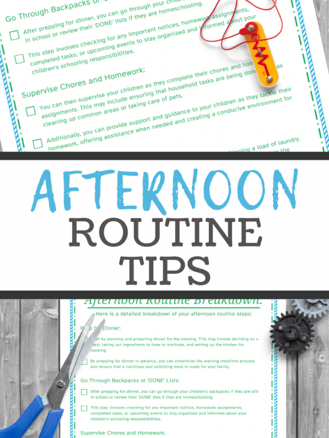Streamline Your Afternoons: A Busy Mom’s Guide
