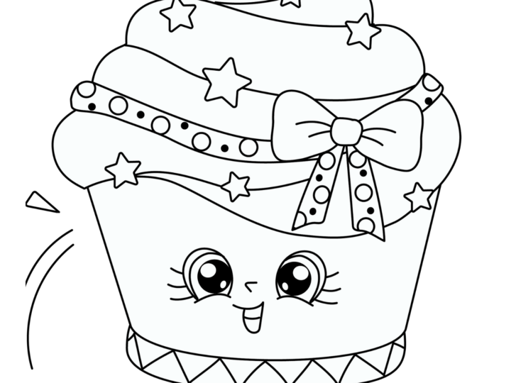 Image for Print These Cute Cupcake Coloring Pages for Kids and Adults