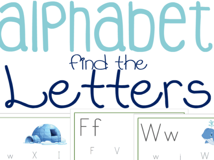 Image for Alphabet: Find the Letters Pages {FREE Printable}
