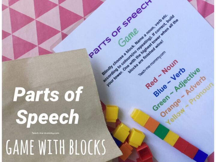 Image for Parts of Speech Game with Blocks