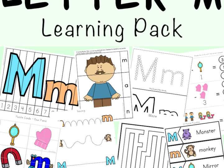 Image for Letter M Worksheets