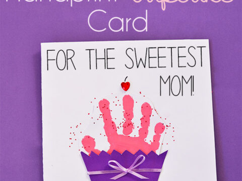 Image for Handprint Cupcake Card