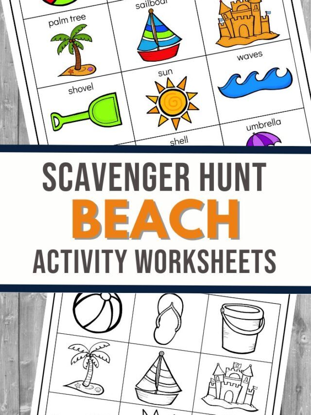 Printable Beach Scavenger Hunt