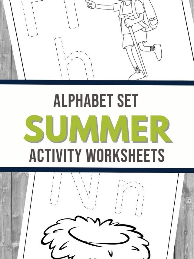 Summer Alphabet Set Worksheets