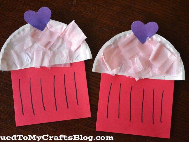 Image for Tissue Paper & Paper Plate Cupcake Craft