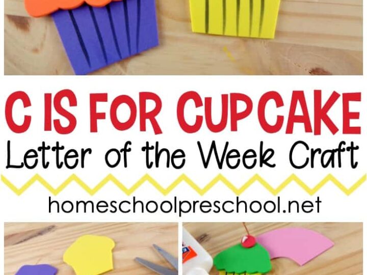 Image for C is for Cupcake Preschool Craft