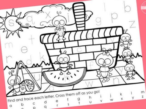 Image for FREE Printable Find and Trace the Alphabet Worksheets