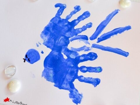 Image for Darling Bluebird Handprint Craft