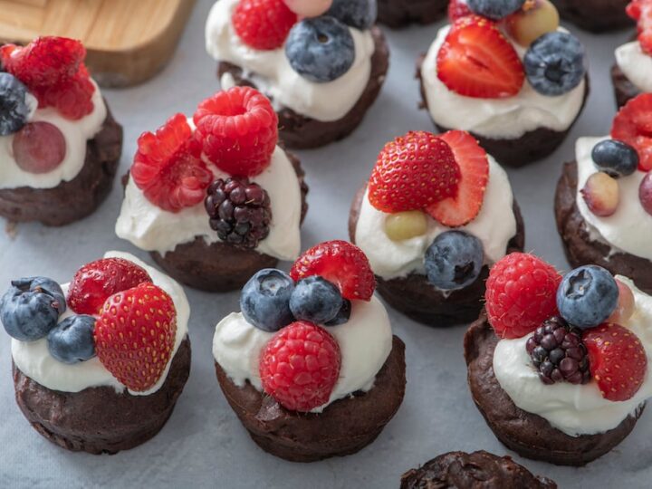 Image for Whole Wheat Double Chocolate Brownie Bites