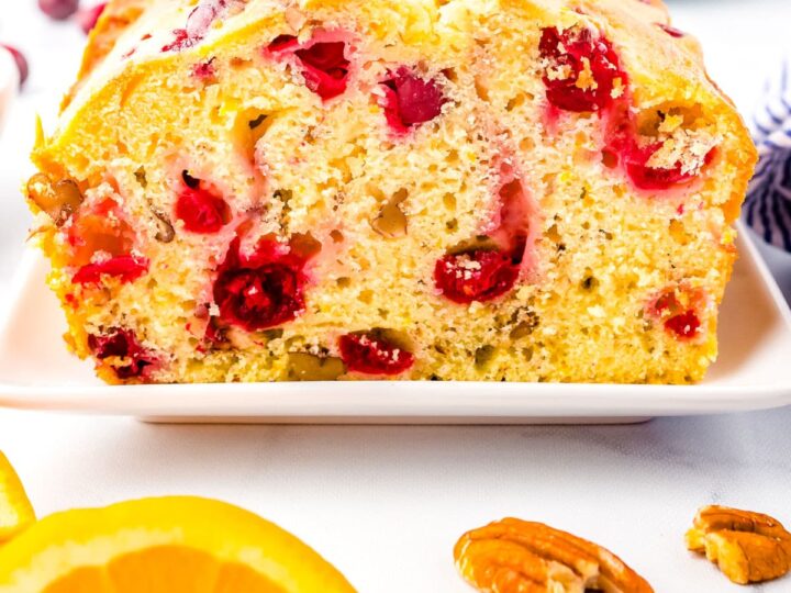 Image for Cranberry Bread Recipe with Orange and Pecans