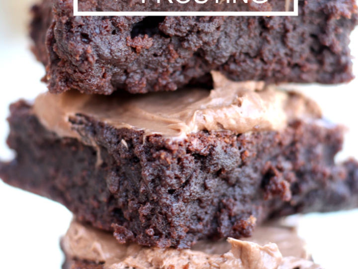 Image for Chocolate Fudge Brownies with Nutella Frosting