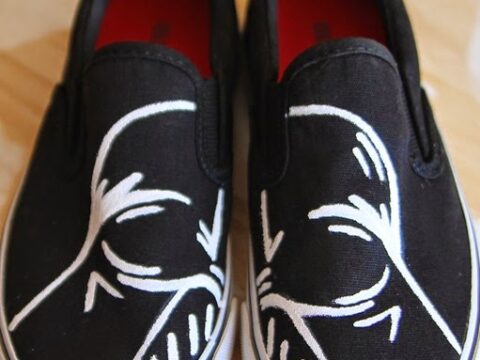 Image for DIY Darth Vader Shoes Craft