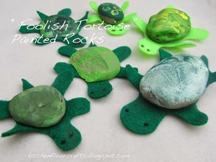 Image for Foolish Tortoise Painted Rocks