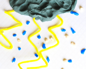 Image for Make a Thunderstorm with Play Dough