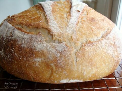Image for Easy Sourdough Artisan Bread Recipe