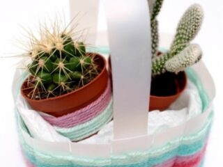 Image for Milk Carton Woven Basket Craft