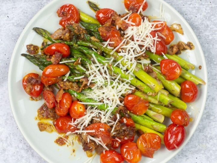 Image for Sautéed Asparagus and Tomatoes
