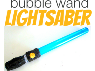 Image for Bubble Wand Lightsaber Craft