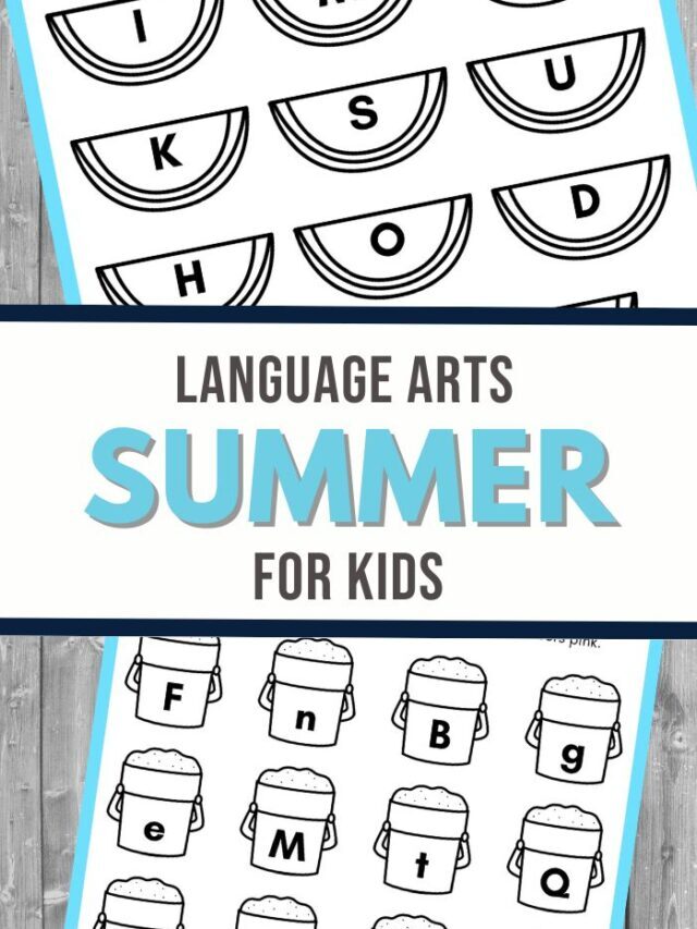 Summer Language Arts Activities for Preschoolers