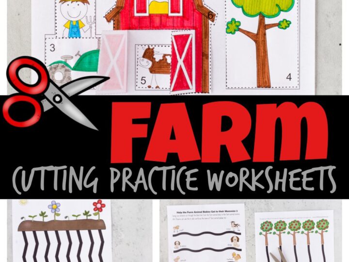 Image for Farm Cutting Practice Printables