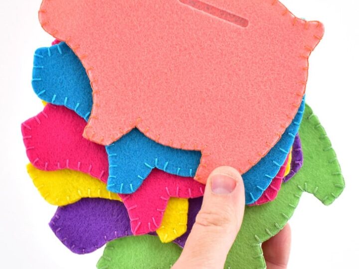 Image for Felt Piggy Banks Crafts
