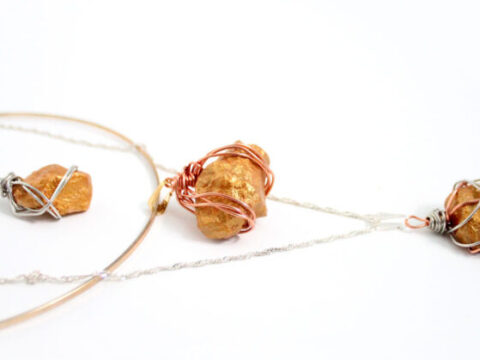 Image for Make easy gold nugget jewelry!