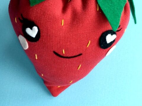 Image for How to Sew a Strawberry Plushie