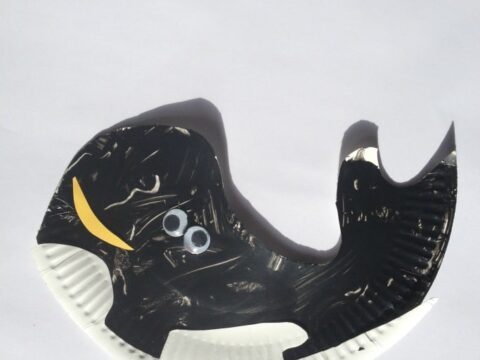 Image for O is for Orca Paper Plate Craft