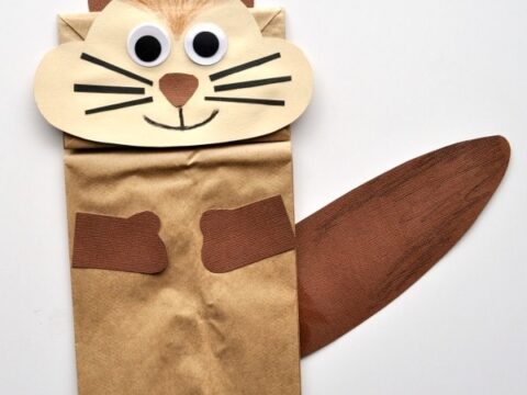 Image for Paper Bag Chipmunk Kid Craft