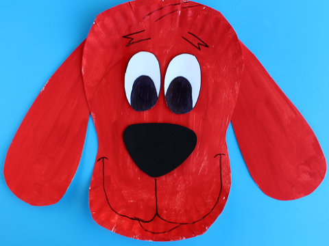 Image for Paper Plate Clifford Craft for Kids