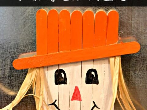 Image for Popsicle Stick Scarecrow Craft for Kids