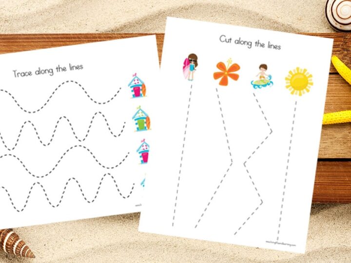 Image for Summer Tracing Worksheets