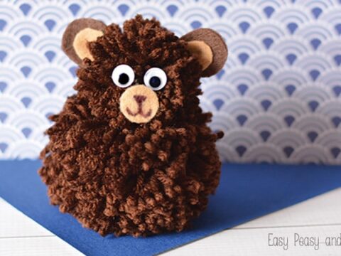 Image for Simple Pom Pom Bear Craft