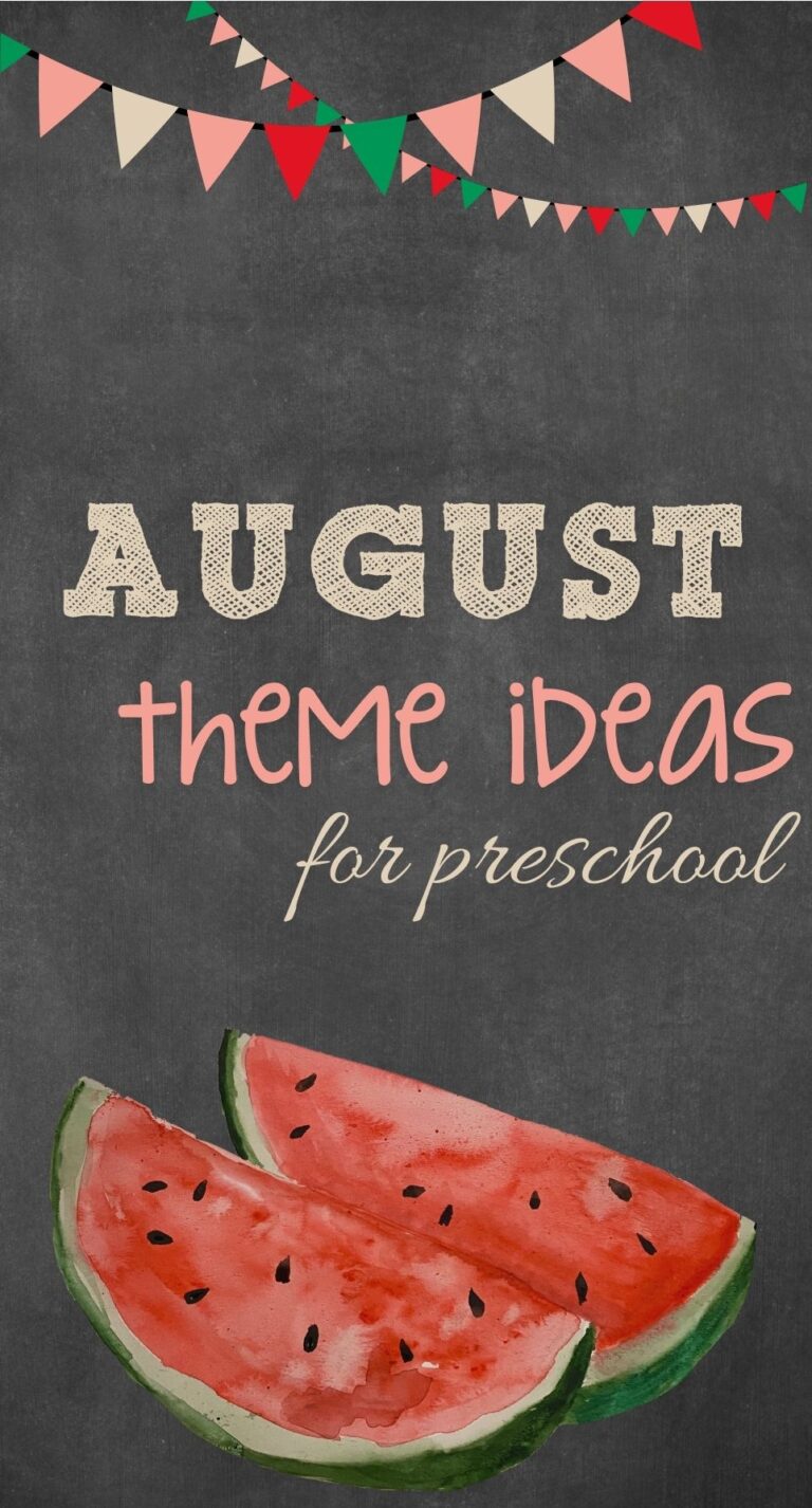 Engaging August Theme Ideas for Preschool Education
