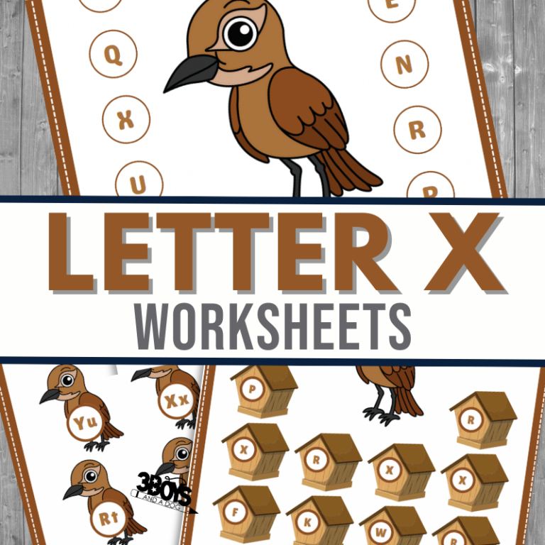 Find the Letter X is for Xenops Worksheet