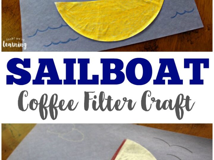 Image for Coffee Filter Sailboat Craft