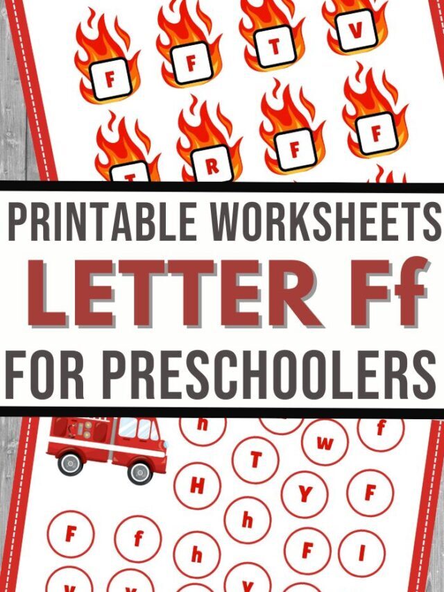 Find the Letter F is for Firetruck Worksheet