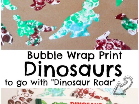 Image for Bubble Wrap Dinosaur Craft