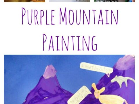 Image for Purple Mountain Painting Activity